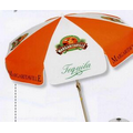 Domestic Vinyl Patio / Cafe Umbrella with Crank